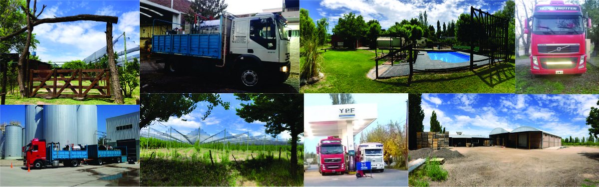 Cabañas, Transporte y Secadero.